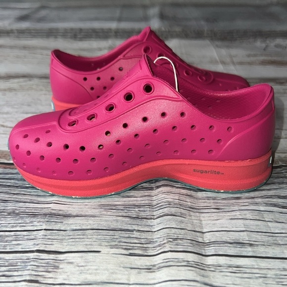 Native Kids Shoes - Pink Slip-On Sneakers ( Size - C8 ) - Picture 4 of 11
